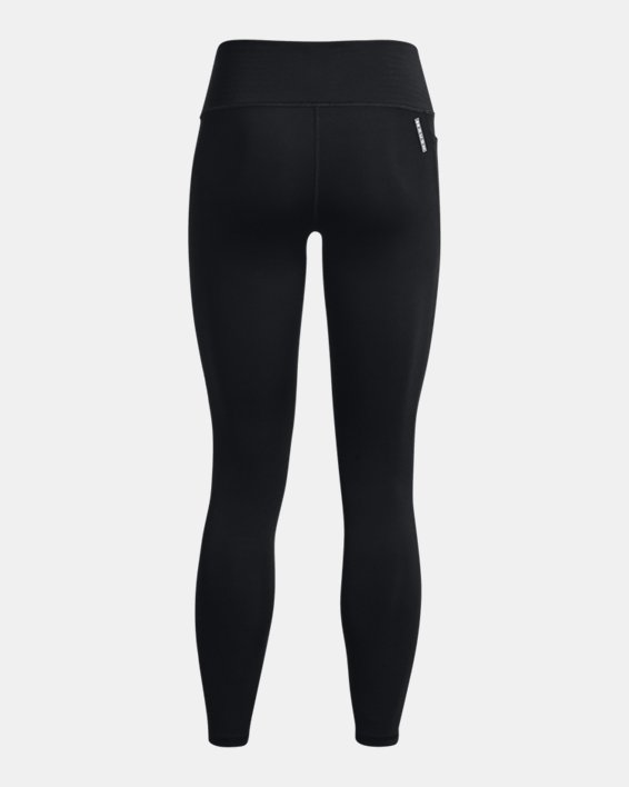 Women's UA RUSH™ ColdGear® No-Slip Waistband Full-Length Leggings, Black, pdpMainDesktop image number 5